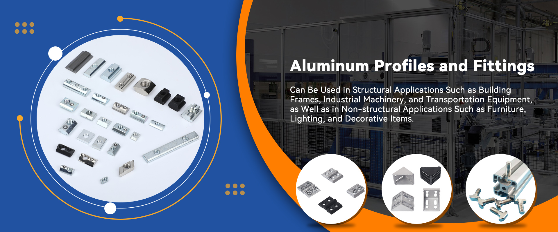 Usine de profilés et de raccords en aluminium